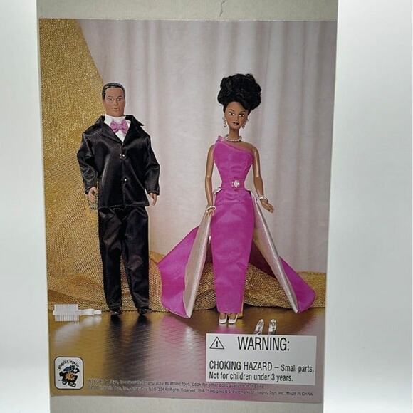 Integrity Toys 2000 Janay & Jordan Evening Formal African American Doll Set - Picture 7 of 8